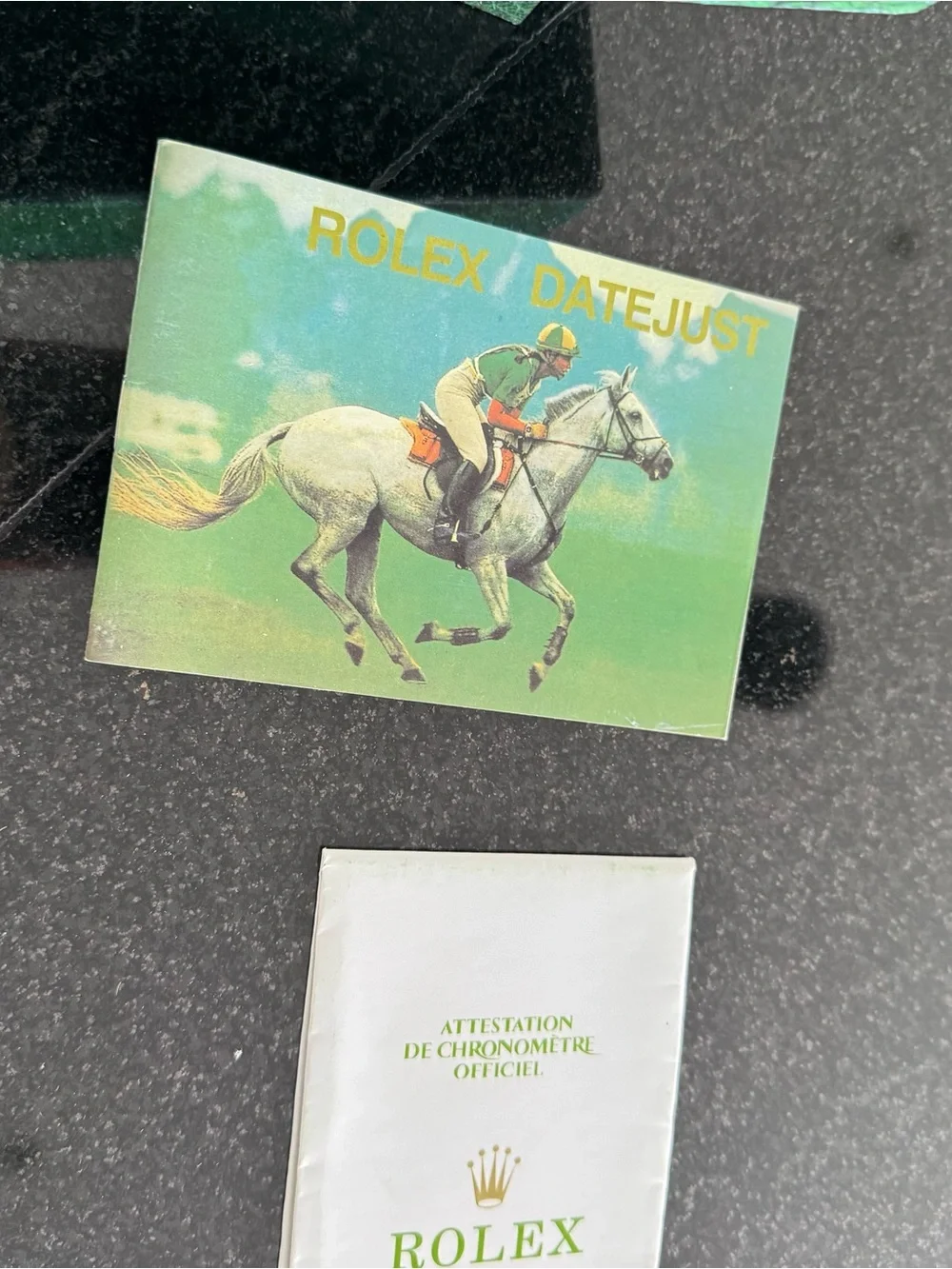 Rolex Vintage Green Watch Box 1980s/1990s Excellent Condition